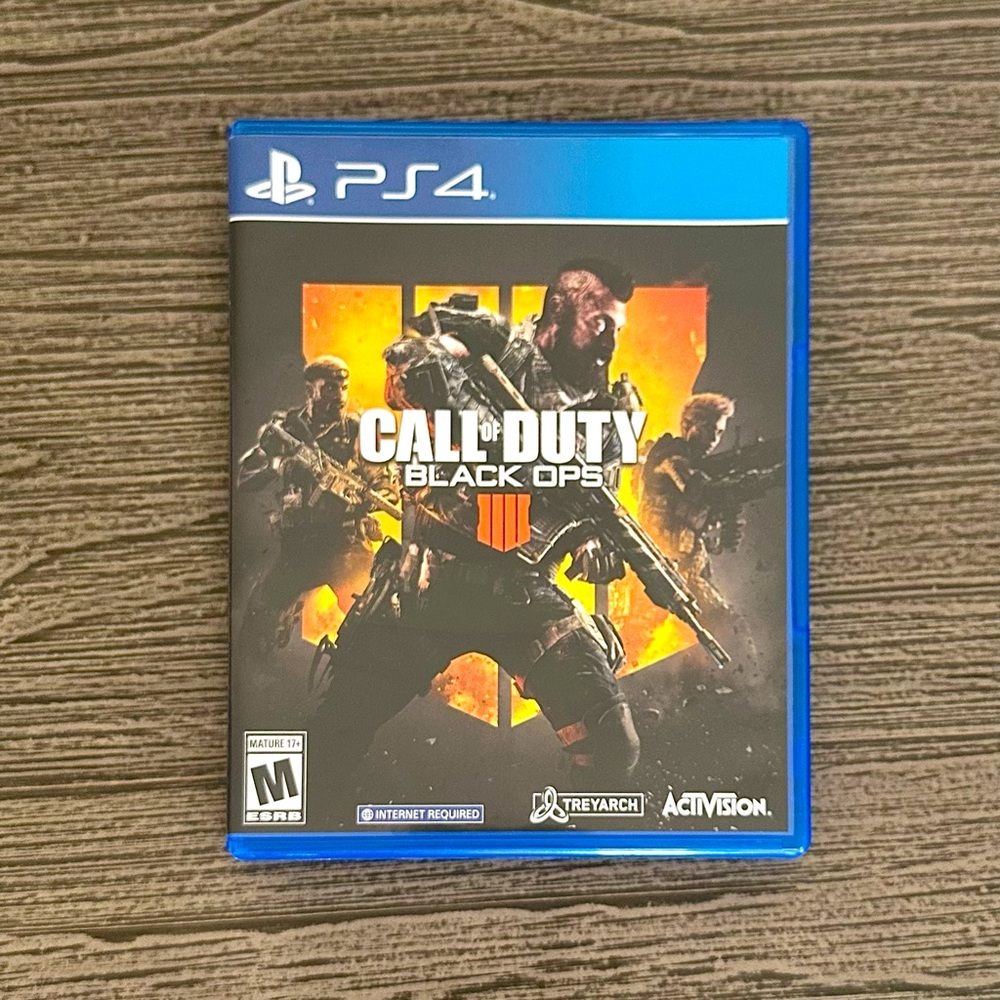 Sony PS4 Game - CALL OF DUTY: BLACK OPS 4 FOR PLAYSTATION 4. Like-New Condition!
